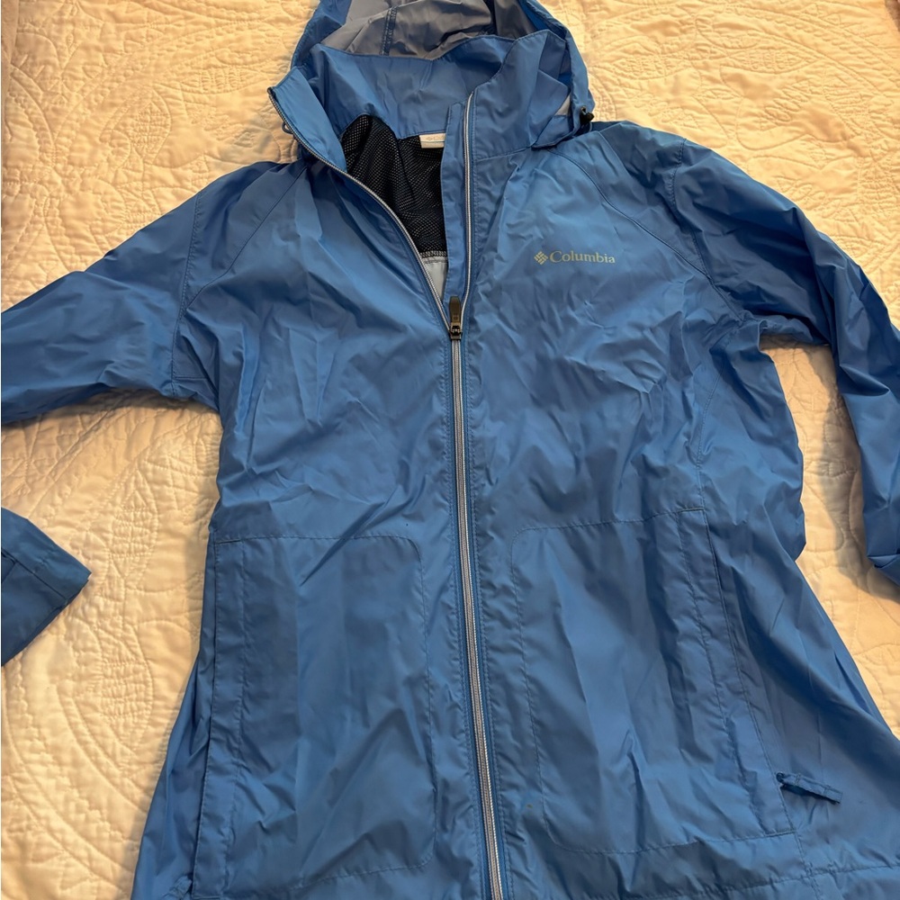 Columbia Blue Ski Jacket Weather-Resistant